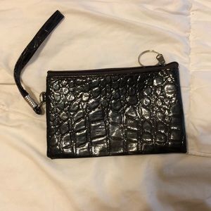 Fake crocodile skin wallet